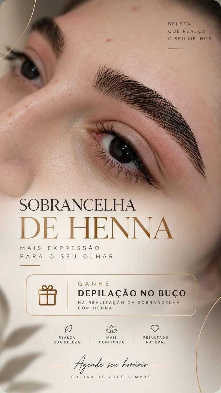 Sobrancelha de Henna